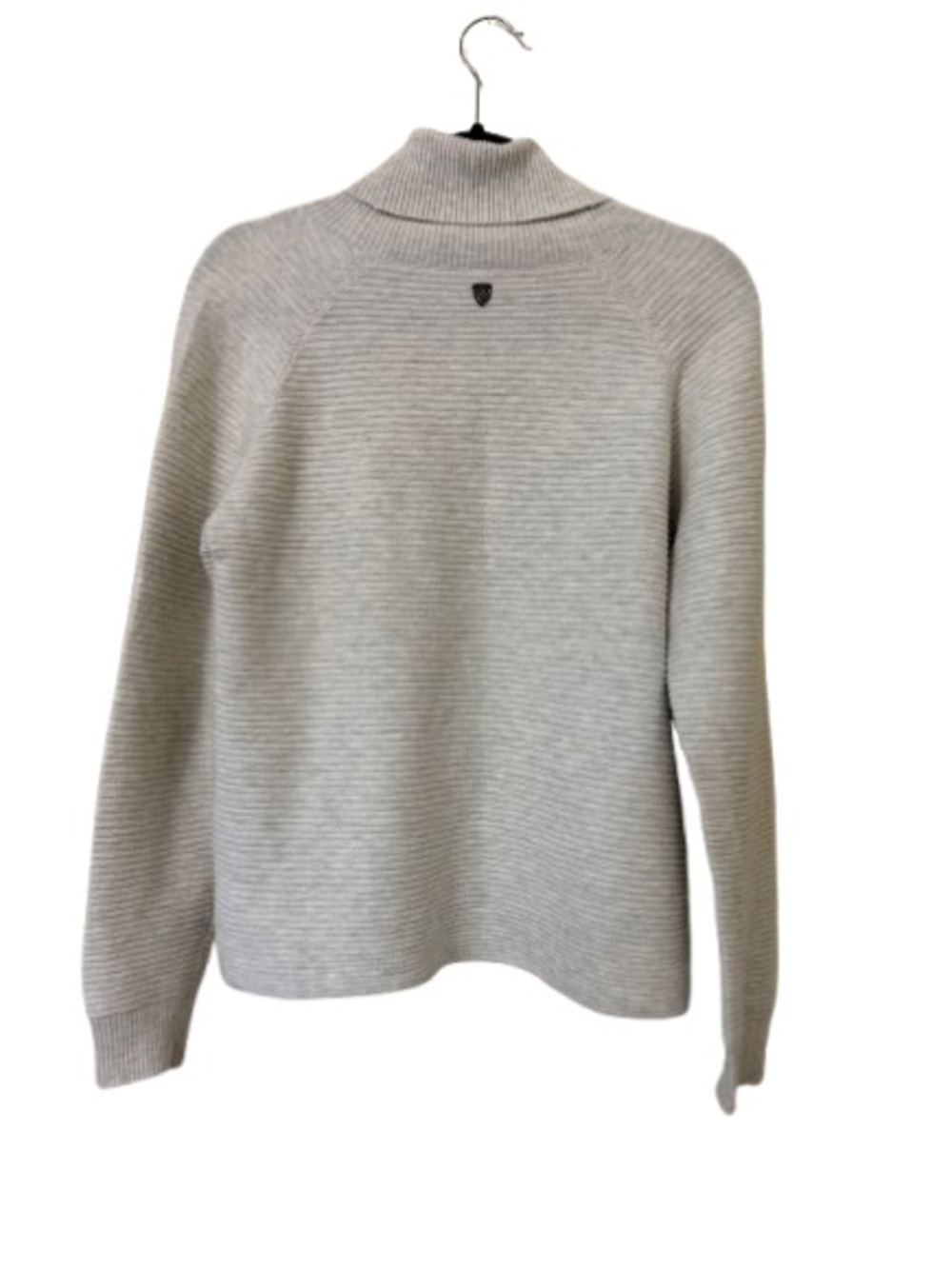 KÜHL Ivory Merino Wool Blend Ribbed Turtleneck Sweater Women’s Med Cozy Outdoor - Picture 3 of 10
